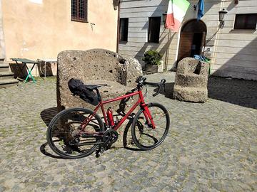 Bici Gravel acciaio telaio Barco Padova