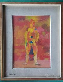 Quadro olio su tela Antonio Vangelli 1952