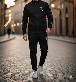 Tuta Juventus Official - Completo Nero - Taglia S