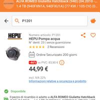 Kit distribuzione Alfa Romeo Giulietta 