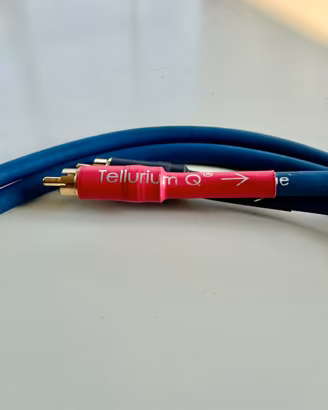 Cavo rca Tellurium Blue 1m