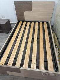 Letto una piazza e mezza e comodino