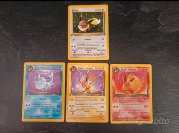 lotto Pokemon Rocket prima edizione 