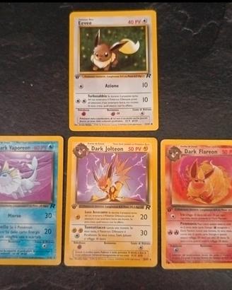 lotto Pokemon Rocket prima edizione 