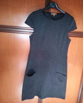 Vestito da donna tubino grigio