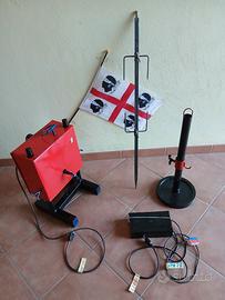 Girarrosto artigianale Super con crik (rosso)