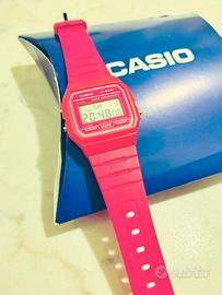 RARO Casio F-91w fucsia come nuovo