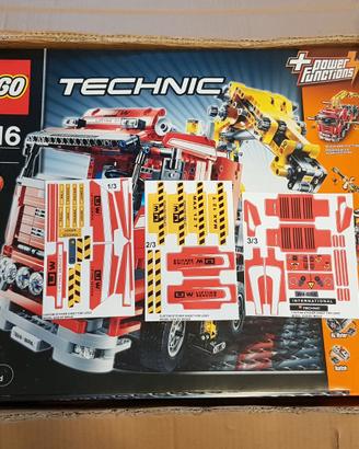 Lego Technic 8258 con scatola, manuali ed adesivi