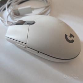 mouse g203 logitech bianco
