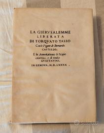 La Gerusalemme Liberata - Torquato Tasso facsimile