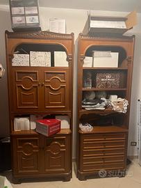 n.2 mobili vintage sala da pranzo