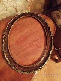 cornici antiche in legno di radica