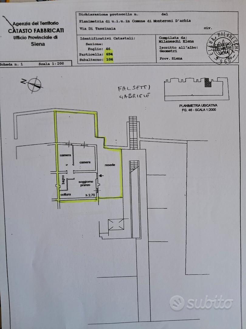 Apartment in Monteroni d'Arbia, Monteroni Ovest, Lucignano d'Arbia - Altro