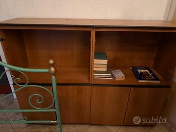 Libreria mobile contenitore in legno