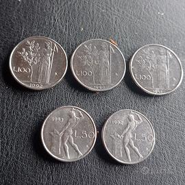 50 e 100 lire piccole