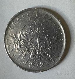 Moneta 5 Franc 1972