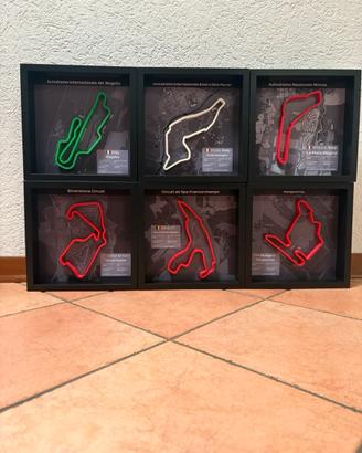 Race Frame il quadro con il tuo circuito preferito