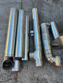 Tubi inox diametro 16 cm per CALDAIA , FORNI ECC..