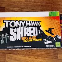 Tony Hawk Shred Skateboard Gioco + Controller Xbox