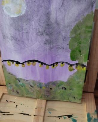 dipinto 24x34 carta bamboo