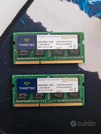 RAM DDR3 16GB (2x8GB) TIMETEC – 1600 MHz 