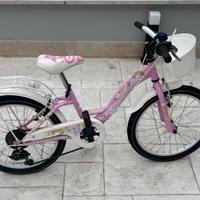 Bicicletta Papillon rosa
