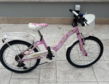 Bicicletta Papillon rosa