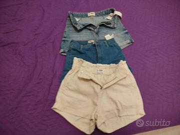 pantaloncino a jeans 