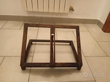 ANTICO LEGGIO IN LEGNO  e cassettone fine 800 