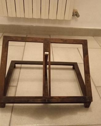 ANTICO LEGGIO IN LEGNO  e cassettone fine 800 