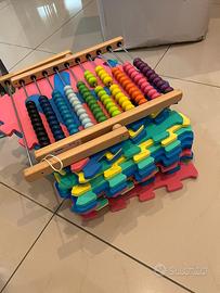 Tappetino per infanzia ed abaco