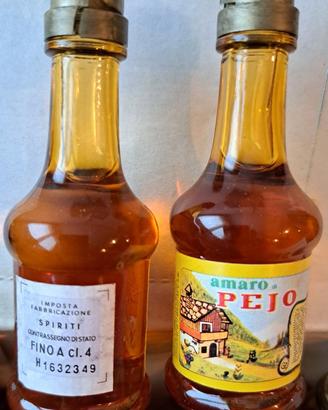 Bottiglietta mignon AMARO PEJO anni '70/'80