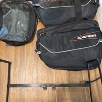 Kawasaki z750 2007 porta borse + borse