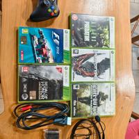 Xbox 360 con giochi e accessori