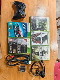 Xbox 360 con giochi e accessori