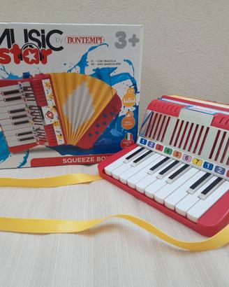 Fisarmonica Giocattolo 17 Tasti Bontempi