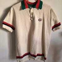 Polo Gucci originale  – dettagli web verde/rosso