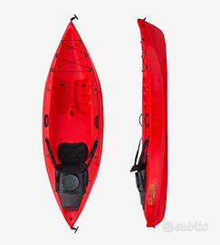 kayak sit on top con pagaie e salvagenti