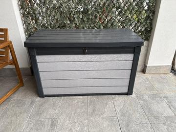 Baule giardino Keter Denali Grigio