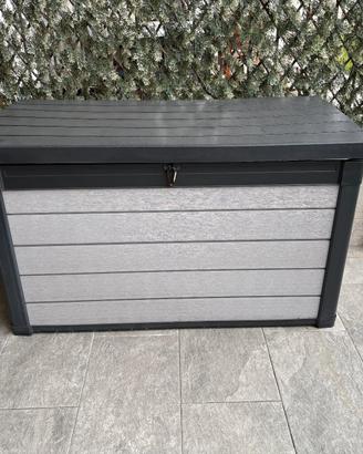 Baule giardino Keter Denali Grigio