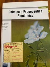 Libro di Chimica e propedeutica biochimica