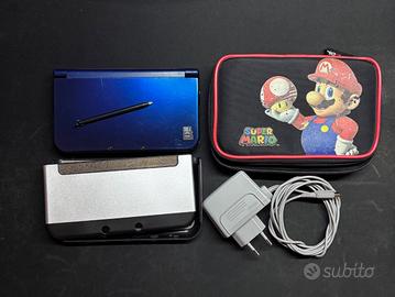 New Nintendo 3Ds XL blu + accessori