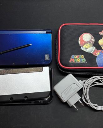 New Nintendo 3Ds XL blu + accessori