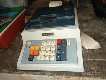 Calcolatrice Vintage Totalia elettromeccanica 