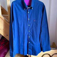 Camicia blu/rosa “Caporiccio” taglia XXL (45/46)