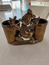 Antico porta penne anni 60 in ottone