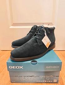 Geox Polacchine U Brayden Amphibiox Blu - TG 45
