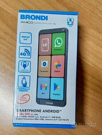Cellulare per anziani BRONDI AMICO SMARTPHONE XL