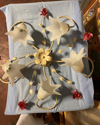 Lampadario e due applique