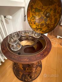 Antico Bar Mappamondo con bocchieri inclusi